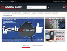 Tablet Screenshot of niveau-laser.com